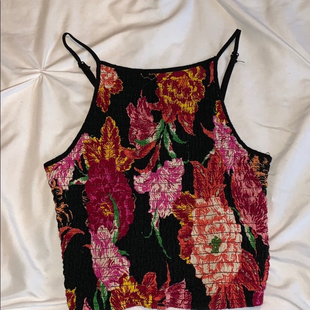 Floral crop top